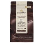 Callebaut Chocolade Callets Puur (811) 1kg, Verzenden, Nieuw
