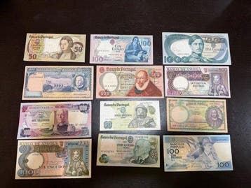 Portugal, Angola. - 12 Banknotes - Various Dates (Zonder