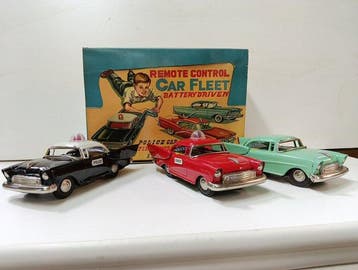 Kaname Sangyo - Blikken speelgoed - Remote Control Car Fleet