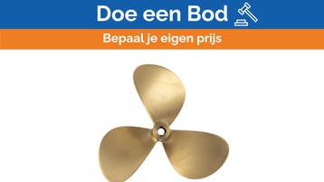 Bieden: Vetus P3B 18 x 12R Propeller 3-Blade Brass Right Ha, Ophalen of Verzenden, Nieuw