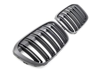 Grille Mat zwart geschikt voor BMW X1 F48 | 2015-2019