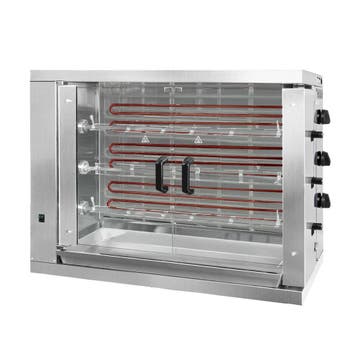 GGM Gastro | Elektrische kippengrill roterend - 14,4kW - 3 |, Verzenden, Nieuw in verpakking, Fornuis, Frituur en Grillen