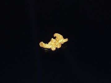 Juweel - Gouden nugget - Yukon Goud nugget - Hoogte: 0.8 mm