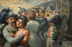 Nazzareno Sidoli (1879–1969) - Soldati in Partenza per il