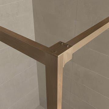 Wiesbaden Square Inloopdouche - 900x2000x8mm - Nano - Helder, Ophalen of Verzenden, Nieuw, Glas