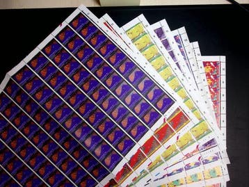 Nederland 1993 - Drie emissies in complete vellen - NVPH, Gestempeld