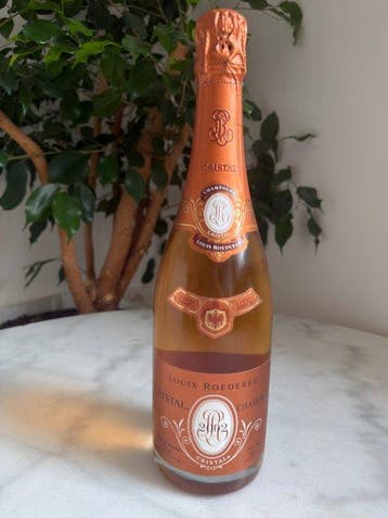2002 Louis Roederer, Cristal - Champagne Rosé - 1 Fles (0,75, Verzamelen, Wijnen, Nieuw