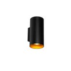 QAZQA Wandlamp Sab - Zwart, Verzenden, Nieuw