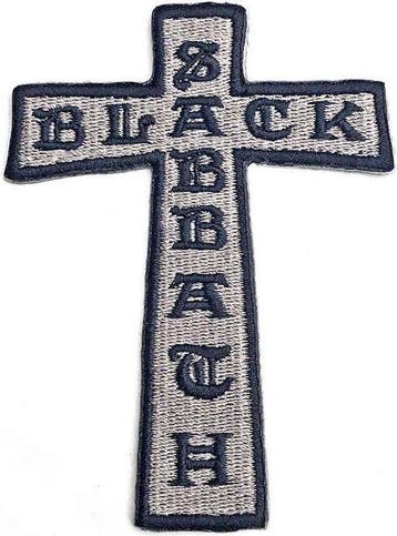 Black Sabbath - Cross - patch officiële merchandise, Ophalen of Verzenden, Nieuw, Kleding