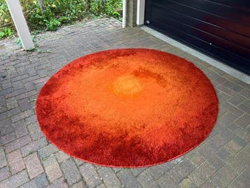 Vloerkleed - 195 cm - 195 cm - Vintage Rond Vloekleed