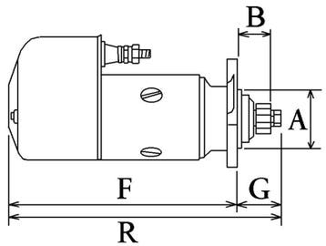 Startmotor 24v 6.6kw Scania DS9, DS10, DS11, DS12, DS14, Ma, Ophalen of Verzenden, Nieuw, Motor en Techniek, Zeilboot of Motorboot