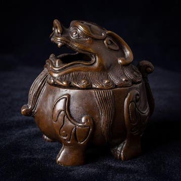 Wierookbrander - Brons - Foo Dog