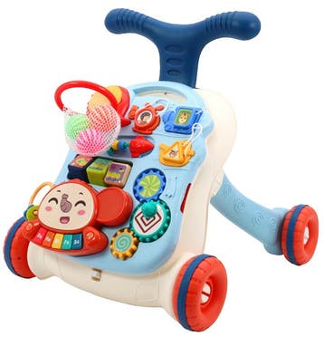 Eco Toys Study Desk Walker Blue Loopwagen, Verzenden, Nieuw