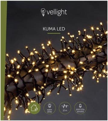 2dekans | Kuma LED, lichtslinger, 12 m, 1020 leds, warmwit,, Ophalen of Verzenden, Zo goed als nieuw