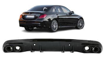 Diffuser | geschikt voor Mercedes-Benz | C-klasse 14-20 4d s, Verzenden, Nieuw, Mercedes-Benz