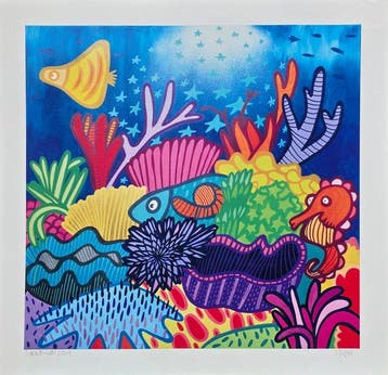 Kev Munday - Starlit Reef - Premium Art Print