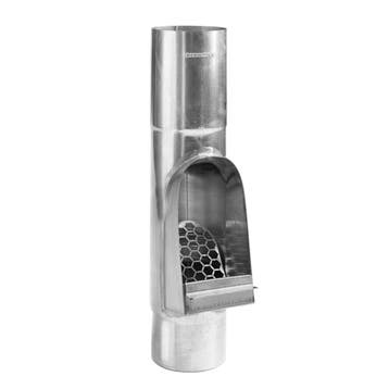 RHEINZINK Bladafscheider bladvanger 100mm zink walsblank, Ophalen of Verzenden, Nieuw