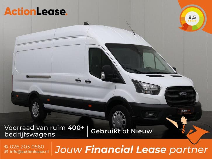 Ford Transit 130PK Wit occasion, Auto's, Bestelauto's, Te koop, Zwart, Handgeschakeld, Financial lease, BTW verrekenbaar, Diesel