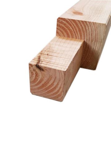 Douglas Hoekpaal 12 x 12 cm (120 x 120 mm) Geschaafd -, Nieuw