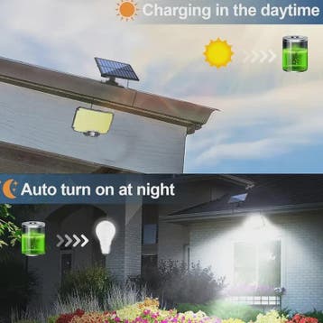 234 LED Solar Wandlamp met Bewegingssensor - Waterdicht IP65, Verzenden, Nieuw