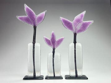 Studio Habrat - Beeldje - Meadow Flower (3) - Glas