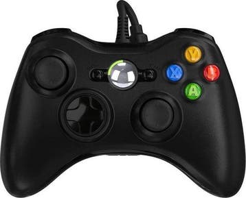 Controller Bedraad voor Xbox 360 - Zwart (Nieuw), Verzenden, Nieuw