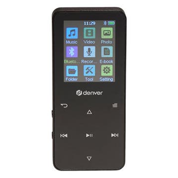 MP4-speler | Denver | 4 GB (USB C, Zwart), Verzenden, Nieuw