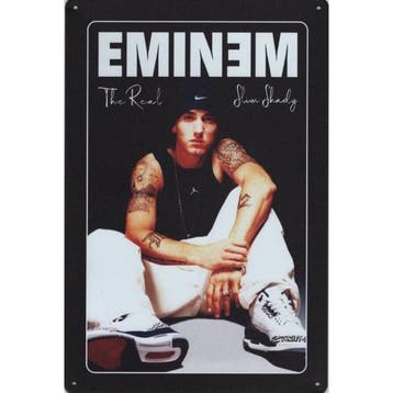 Wandbord - Eminem The Real Slim Shady, Ophalen of Verzenden, Nieuw