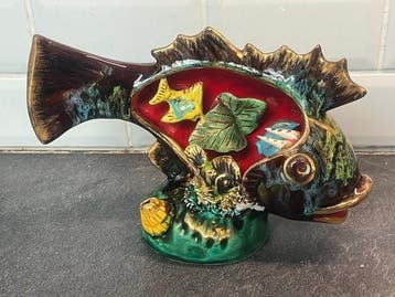 Vallauris - Lamp - Keramiek - Vintage geglazuurde keramische