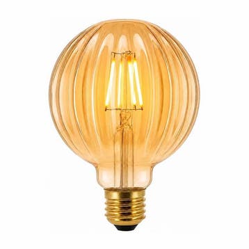 LED lamp E27 | 5 watt dimbaar | 2000K extra warm wit | Globe, Verzenden, Nieuw, E27 (groot), Overige typen