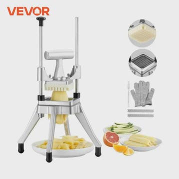 Professionele Groente Fruit Snijmachine - Heavy Duty Dicer &, Verzenden, Nieuw