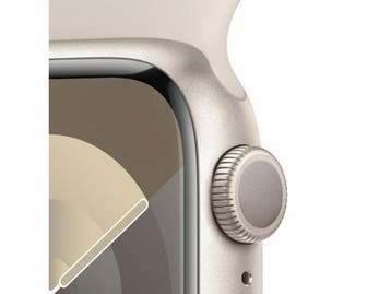 Apple Watch Series 9 - 45mm - Aluminium - Sterrenlicht - GPS, Verzenden, Zo goed als nieuw, Apple
