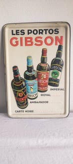 Jifoco - Reclame bord GIBSON Port 1936 - Reclamebord - Dik