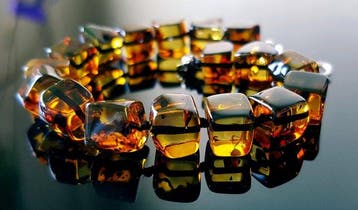 Amber Natuurlijke Baltische Barnsteenarmband - kubusvormige