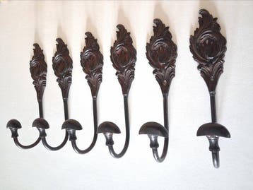 Set kapstokhaken (6) - Gietijzer - Antiek