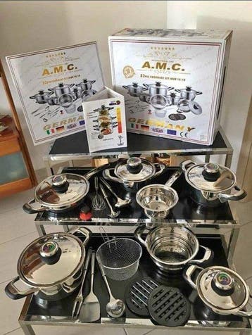 A.M.C. - Kookpottenset (25) - Staal
