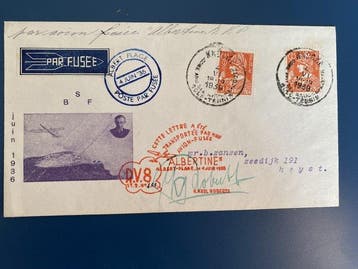 België 1936/1936 - Rakatpostbrief van Karel Roberti dd 4, Gestempeld
