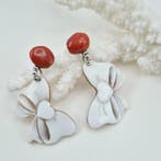 Koraal - Zilver - Oorbellen - CORALLO SARDEGNA