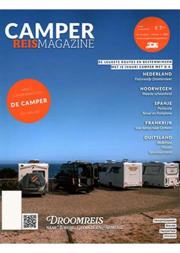 CamperReis Magazine abonnement 4 nummers cadeau abonnement, Verzenden, Nieuw, Sport en Vrije tijd