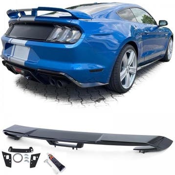 Spoiler Ford Mustang 15-20 GT500 Look Glans Zwart, Auto-onderdelen, Ophalen of Verzenden, Nieuw
