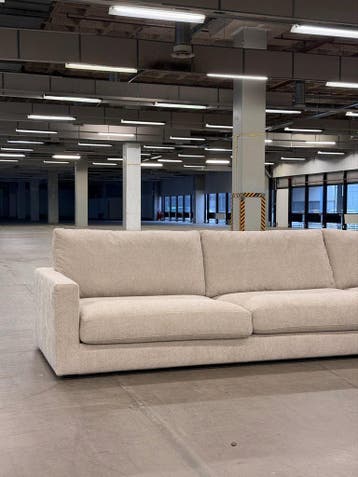 Linteloo Mauro Hoekbank | Clay | NIEUWSTAAT + Garantie, Huis en Inrichting, 300 cm of meer, Ophalen of Verzenden, Zo goed als nieuw