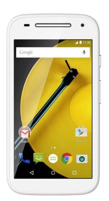 Motorola MOTO E (2nd Gen.) -ZONDER  Lebara Prepaid - wit, Verzenden, Nieuw