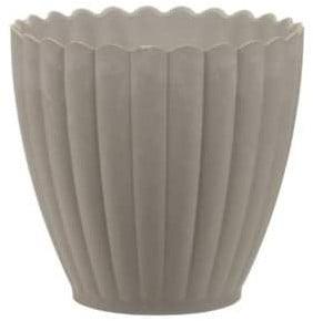 Bloempot Rond met ribbels 11x10.5 cm, Huis en Inrichting, Ophalen of Verzenden, Nieuw