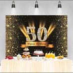 Themadoek Abraham Sarah 50 huren Fotobooth 3x2m achterwand, Ophalen, Nieuw, Abraham of Sarah