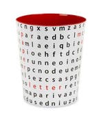 Balvi Letter Soup Prullenbak - Tin, Verzenden, Nieuw