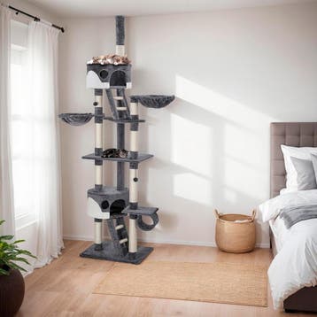 Krabpaal Hansi 260cm - grijs/wit, Dieren en Toebehoren, Verzenden, Nieuw