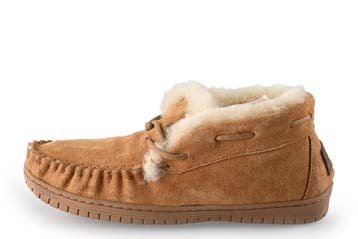 Warmbat Pantoffels in maat 41 Cognac, Overige kleuren, Verzenden, Zo goed als nieuw, Pantoffels of Sloffen
