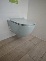 Wandcloset mat azuur groen randloos - 0018, Ophalen, Nieuw, Toilet