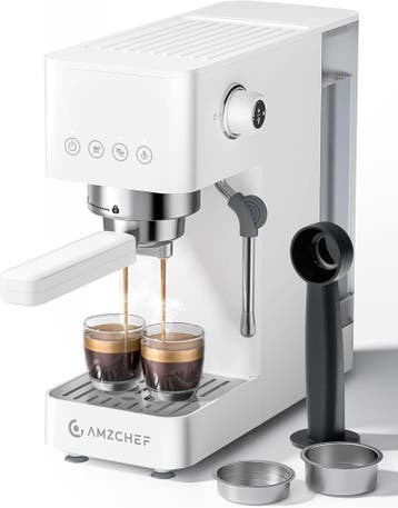 Halfautomatische Koffiemachine | 1.5L | Laatste Stuk!, Witgoed en Apparatuur, Koffiezetapparaten, Stoompijpje, Espresso apparaat
