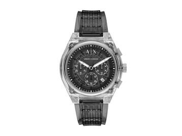 Armani Exchange AX4167 - Polshorloge - Chronograaf - Grijs, Kleding | Heren, Overige Herenkleding, Verzenden, Zo goed als nieuw